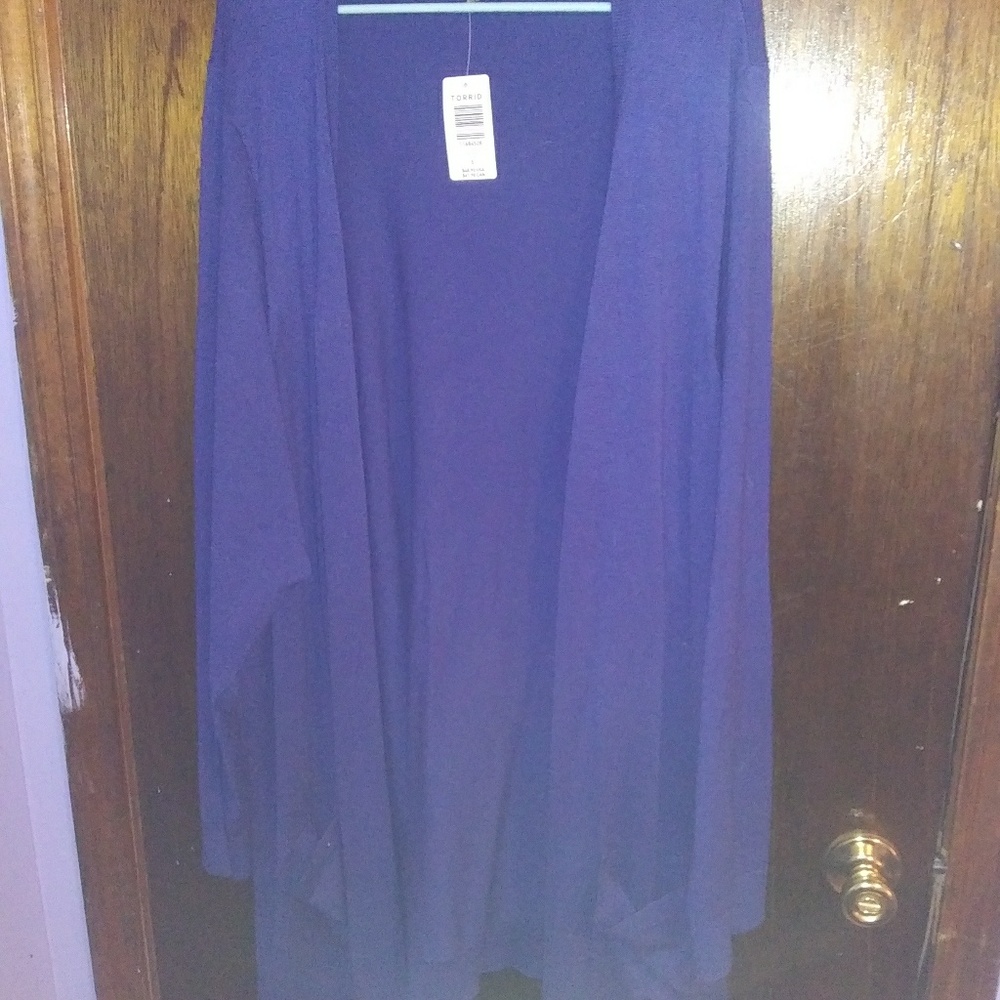 Torrid Size 5 Blue Cardigian